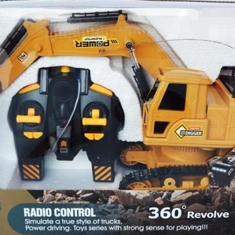 Mainan Anak Remote Control Excavator Heavy Machine Digger PR 17445