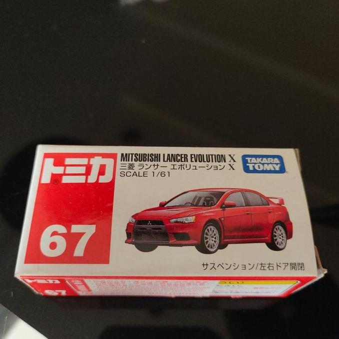 tomica 67 mitsubishi lancer evolution x 10
