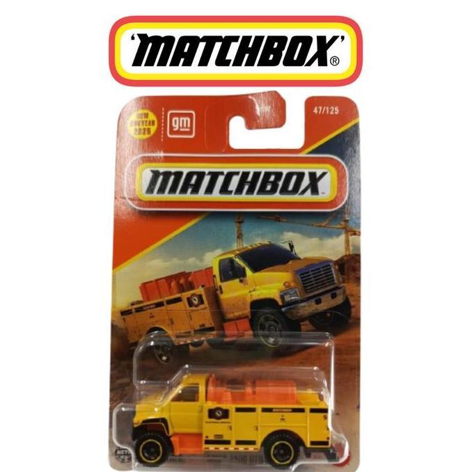 Matchbox GMC 3500 Utility Truck Kuning 93BF