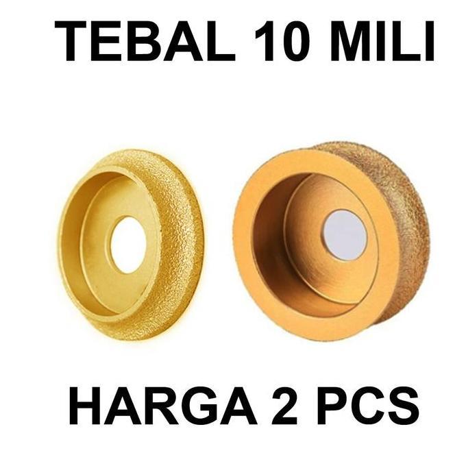 Mata Gerinda Diamond Wheel untuk Granit Profile Bevel Mengikis Tepi Kramik Pinggul Mata Roda Grinda 