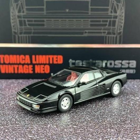 tomica ferrari testarossa black limited vintage