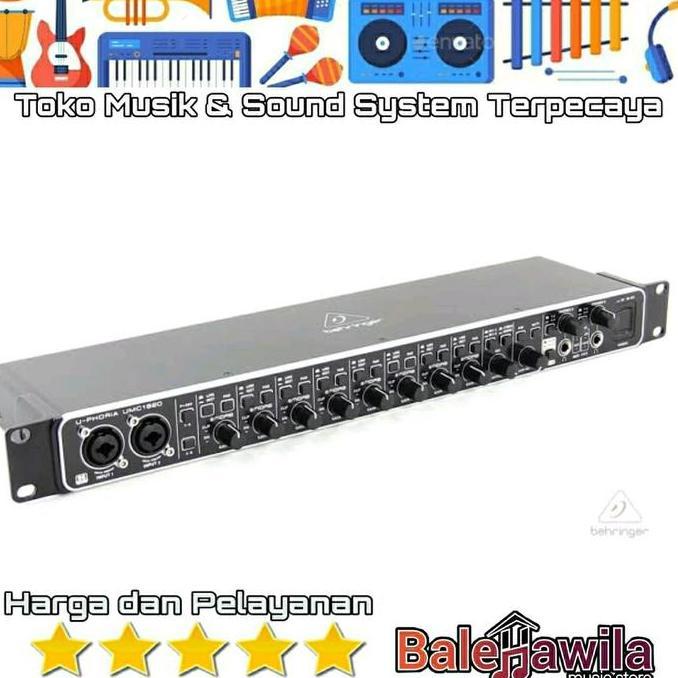 Soundcard Audio Interface Behringer UMC 1820 Sound Card Behringer UMC1820 Original