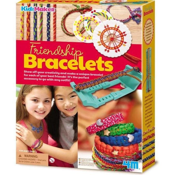 Mainan Kreatif Buat Gelang Anak 4M Friendship Bracelet KidzMaker