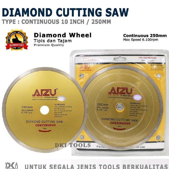 Mata Gerinda Diamond Potong Keramik 10 Inch AIZU WET/Continuous