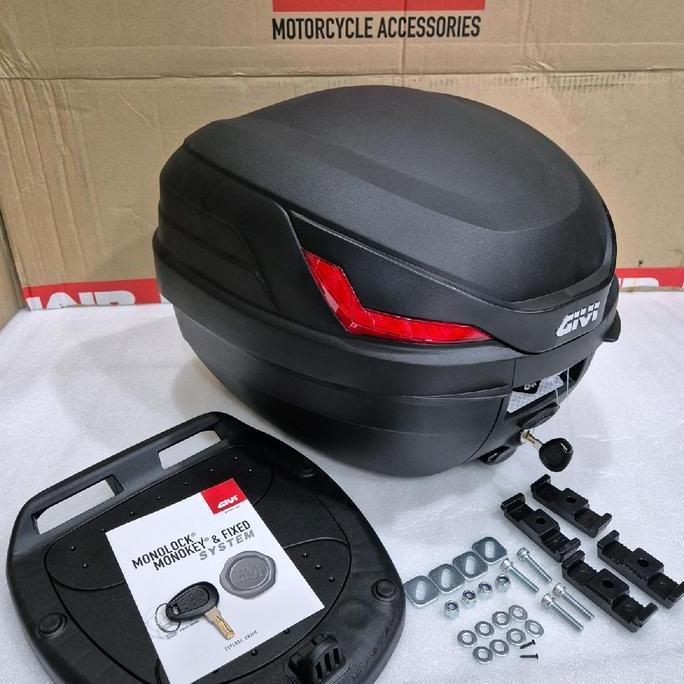 Box Givi B27 NX plus Breket Box - Givi B 27 NX dan Bracket Box Mio Beat Vario Mx King jupiter Vega S