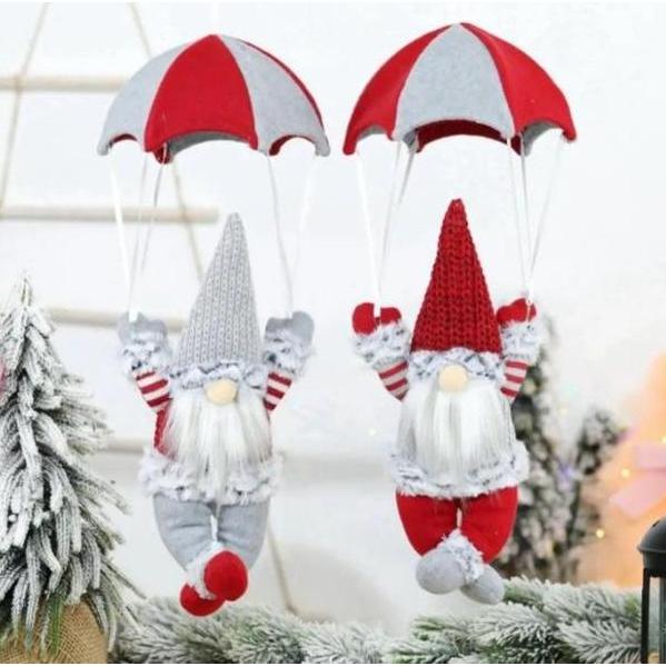 Boneka Natal Gnome Payung by Platefulnco