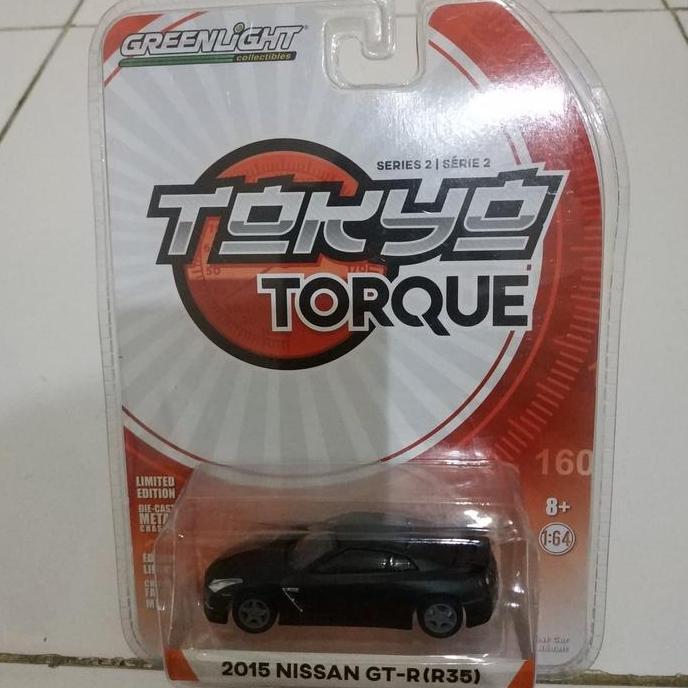 Greenlight 2015 Nissan GT-R (R35) Series 2 Hitam Doff Collectible
