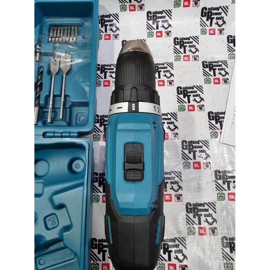 Paket Mata Bor 74pc Mesin Bor Baterai Cordless Drill Makita 18v DF488D
