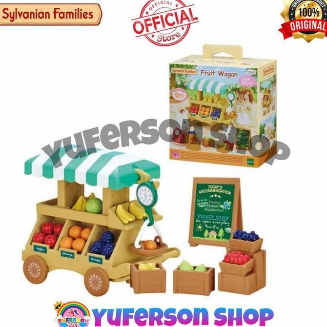 Sylvanian Families Fruit Wagon Original