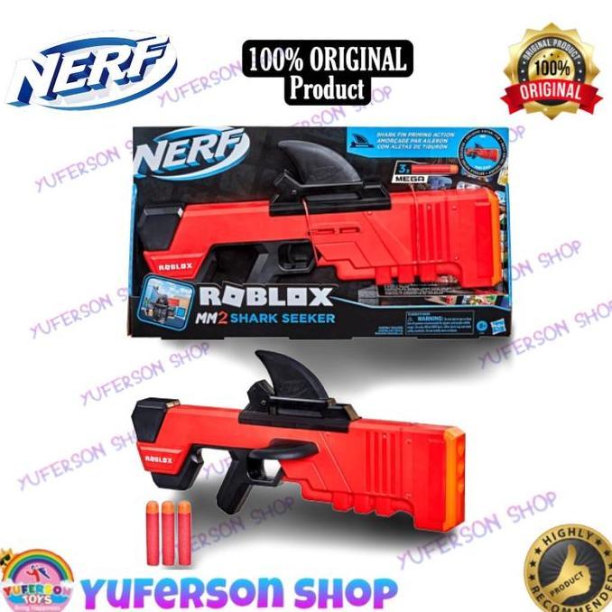 NERF Roblox MM2 Shark Seeker Blaster Original