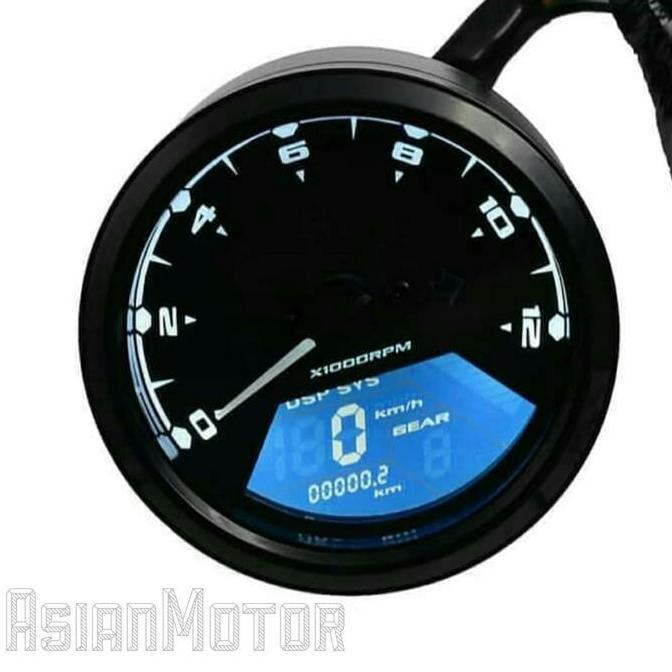 Speedometer Digital Custom Japstyle Caferacer/ Spidometer Custom Babon