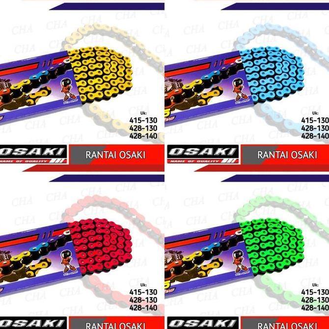 Rantai Motor OSAKI Warna 415 428 Rantai Sepeda Motor Warna