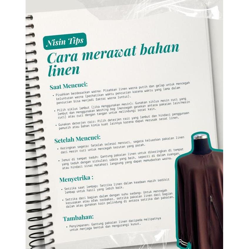 NEW RIBSTREE Abaya By Nisin Hijab Official - Desain Original Gamis Wanita Elegan Terlaris