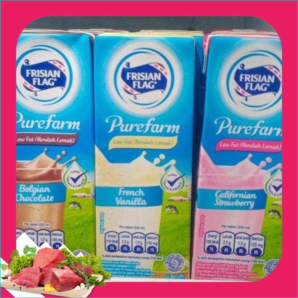 Susu Uht Frisian Flag Low Fat 225 Ml