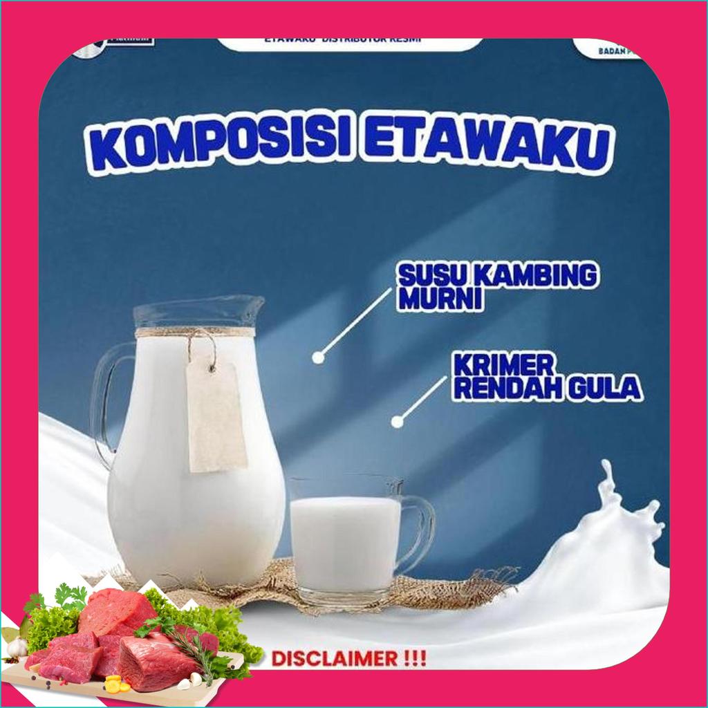 Susu Etawaku Original 5 Box | Untuk Pernapasan Sesak Napas | Susu Kambing Dairy Milk Bahan Serbuk Bu