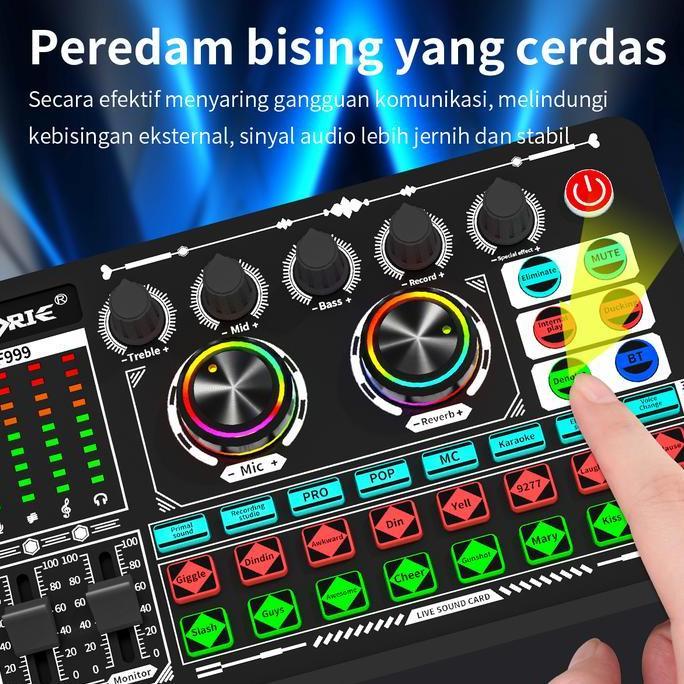 Siborie&miss_malang rekomendasi bersama soundcard F999+MS30+E10+Ring light