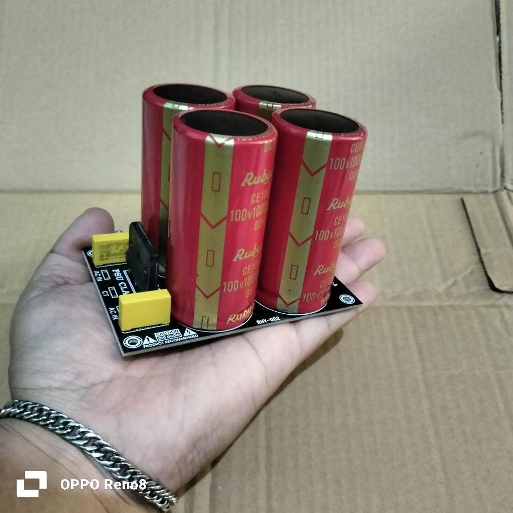 Paket PSU 4 Elco 10000uf 100v Rubycon Red