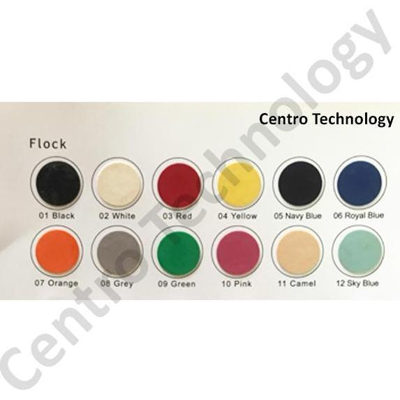 Centro Technology Polyflex Korea Flock Bludru Bahan Stiker Sablon Kaos Flock Korea 50x100cm