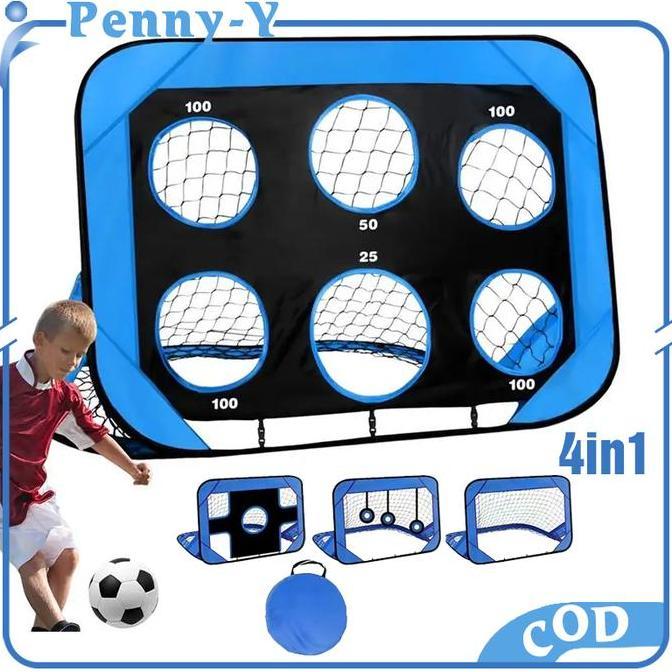 Gawang Sepak Bola Portable Latihan Sepakbola Gawang Bola Anak Gawang Lipat
