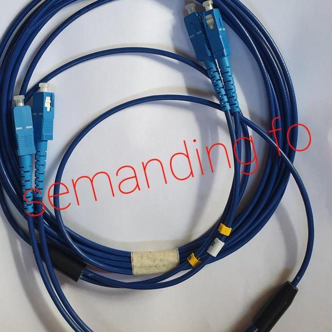 Patchcore patchcord CPRI armored SC SC UPC dx duplex 5 meter