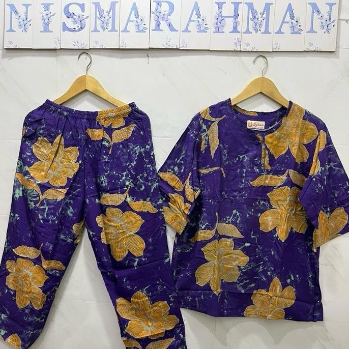 Promo Sepesial BIG SALE // - Setelan CP Batik SUNAN ORI STANDART DEWASA - Tangan 3/4 - Celana Panjan