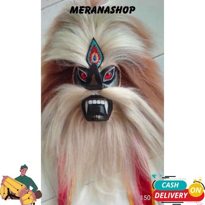 Topeng Bujang Ganong Topeng Ganongan Ponorogo Topeng  Hitam [Br 1111]