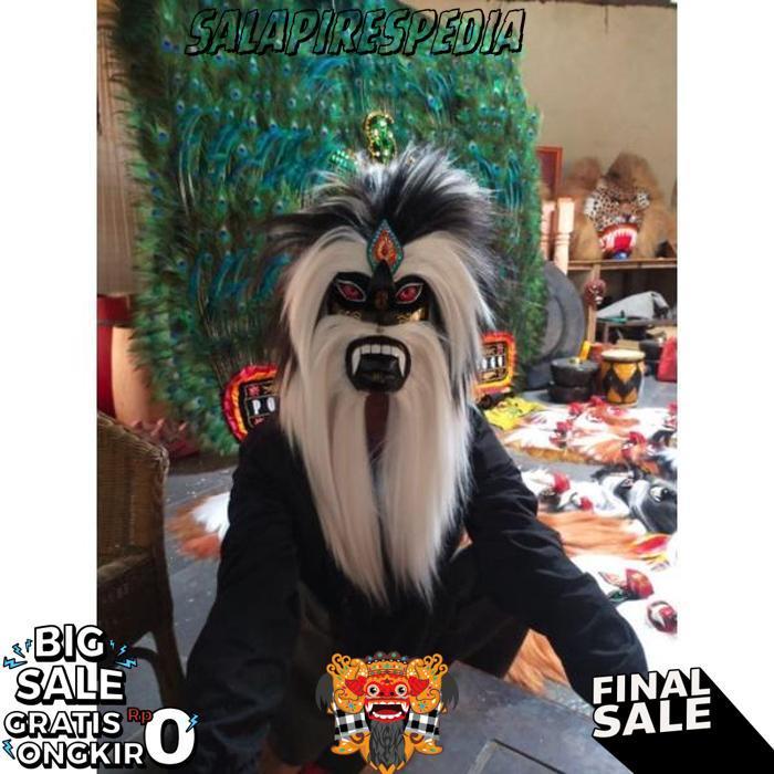 Topeng Bujang Ganong Topeng Ganongan Ponorogo Topeng  Hitam [Br 1111]