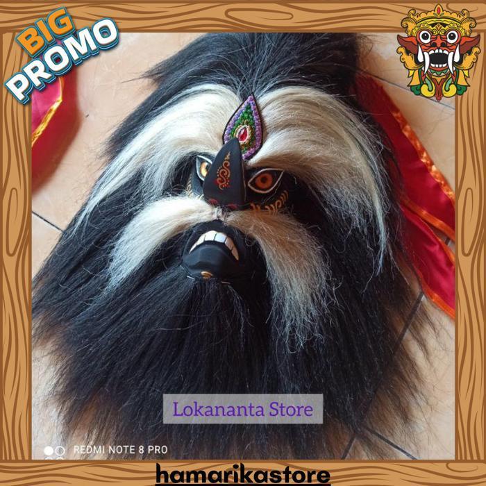 Topeng Bujang Ganong Topeng Ganongan Ponorogo Topeng  Hitam [Br 1111]