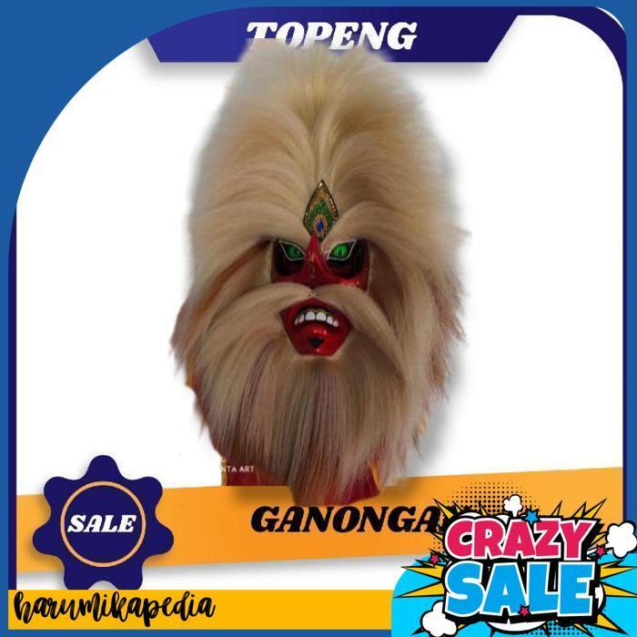 Topeng Ganongan Topeng Bujang Ganong Ponorogo Jambul Tinggi [Br 1111]