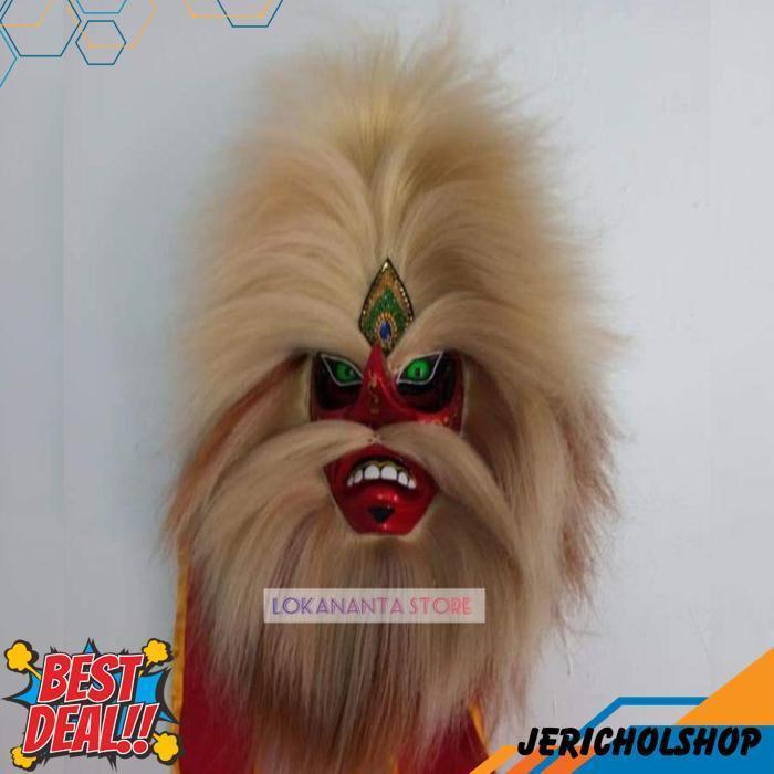 Topeng Ganongan Topeng Bujang Ganong Ponorogo Jambul Tinggi [Br 1111]