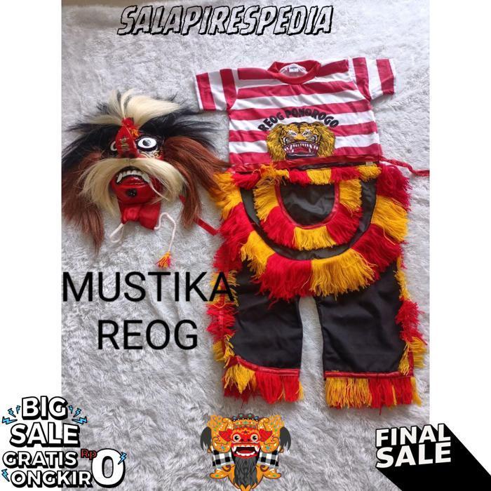 Paket Baju Reog Dan Ganongan, Paket Baju Ganong, Paket Baju Jaranan Dan Ganong, Baju Reog Anak, Baju