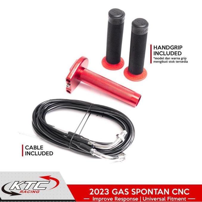 NEW 2023 GAS SPONTAN KTC RACING UNIVERSAL 2 KABEL NMAX AEROX PCX DLL