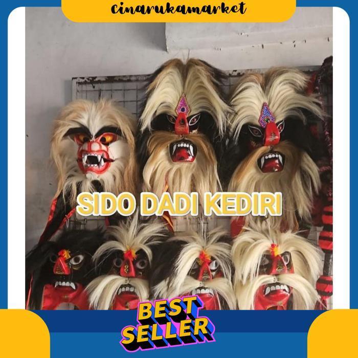 Ganongan Ganong Ponorogo Mata Kaca Full Rambut Kuda [Br 1111]