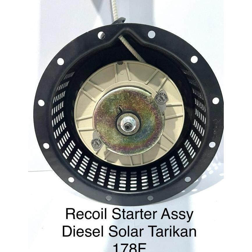 Recoil Starter 178F Tarikan Kap Engkol Selah Mesin Pompa Air Solar Diesel Kama Kipor