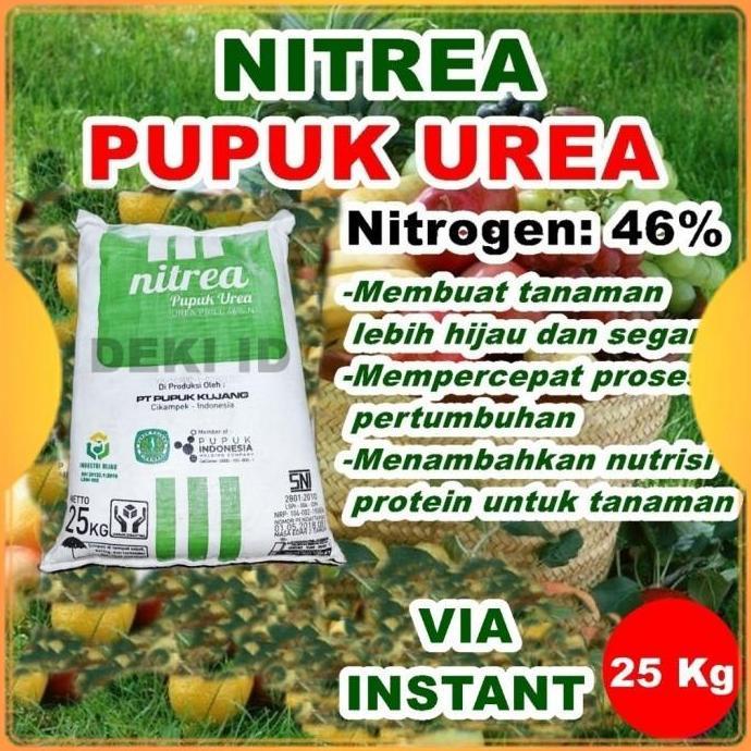 Promo Urea Nitrea 25 Kg Via Instan Pupuk Kujang Kemasan Pabrik COD