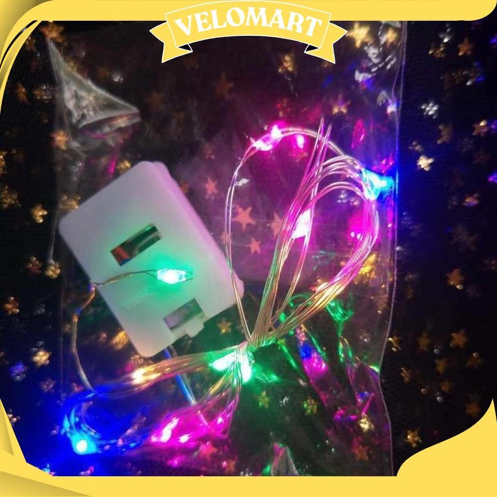 Lampu Tumblr Led Kawat Pohon Natal/ Lampu Hias Pohon Natal Panjang / Dekorasi Hiasan Aksesoris Chris