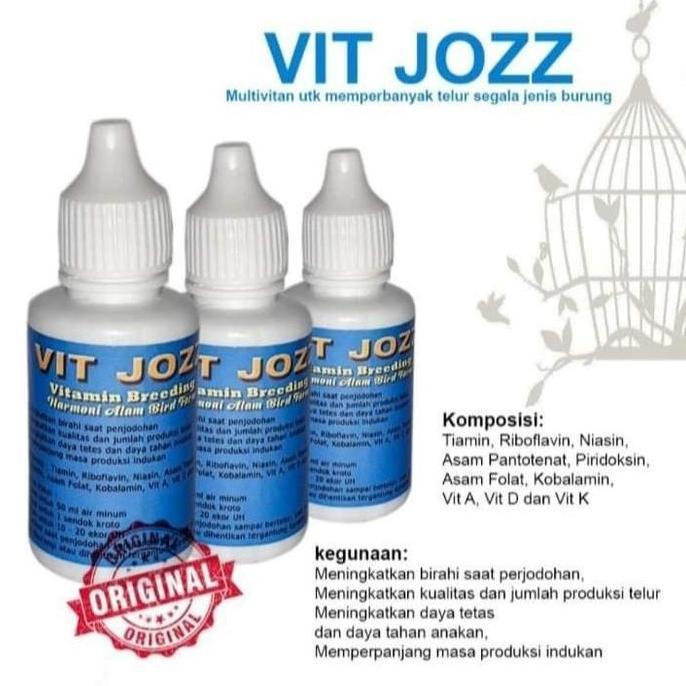 PROMO DISKON - VIT JOSS VITAMIN BREEDING/TERNAK MURAI HARMONI ALAM 30 ML