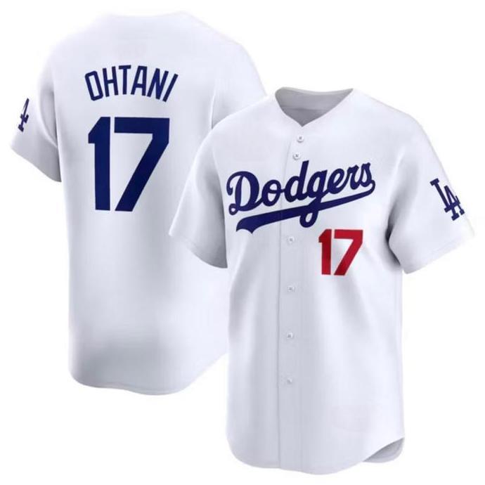 JERSEY BAJU BASEBALL LA DODGERS 17 SHOHEI OHTANI PUTIH