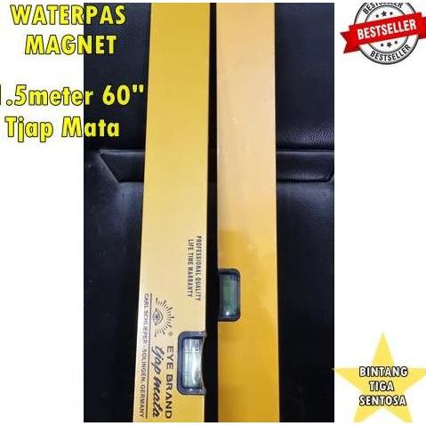 PROMO DISKON - Waterpas Magnet 1.5meter 60" Tjap Mata
