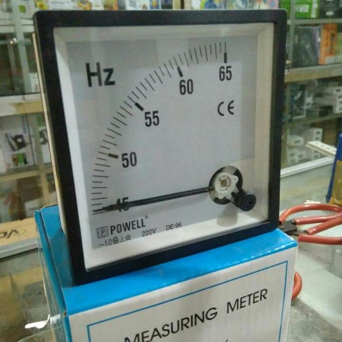 TERLARIS - Hz Frekuensi Frequency Meter Powell Jarum DE-96