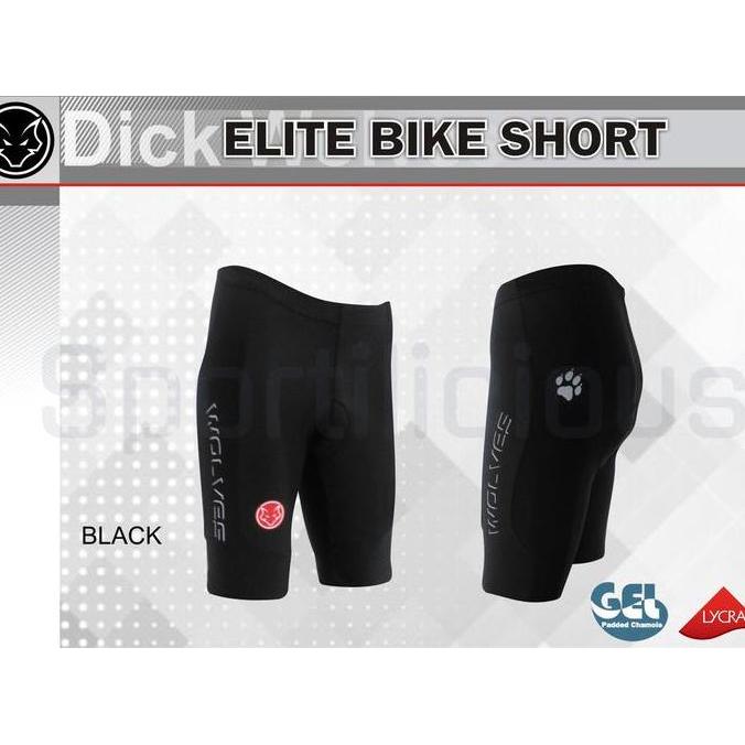 CELANA SEPEDA ELITE BIKE SHORT DICK WOLVES PENDEK