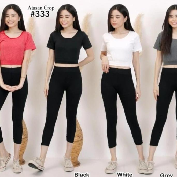 NEW - Setelan baju senam aerobik/ fitness olahraga import wanita