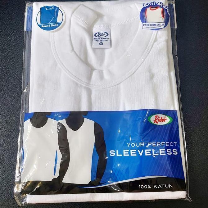Singlet Rider Sport R227 B Sleeveless Crew Neck - Putih