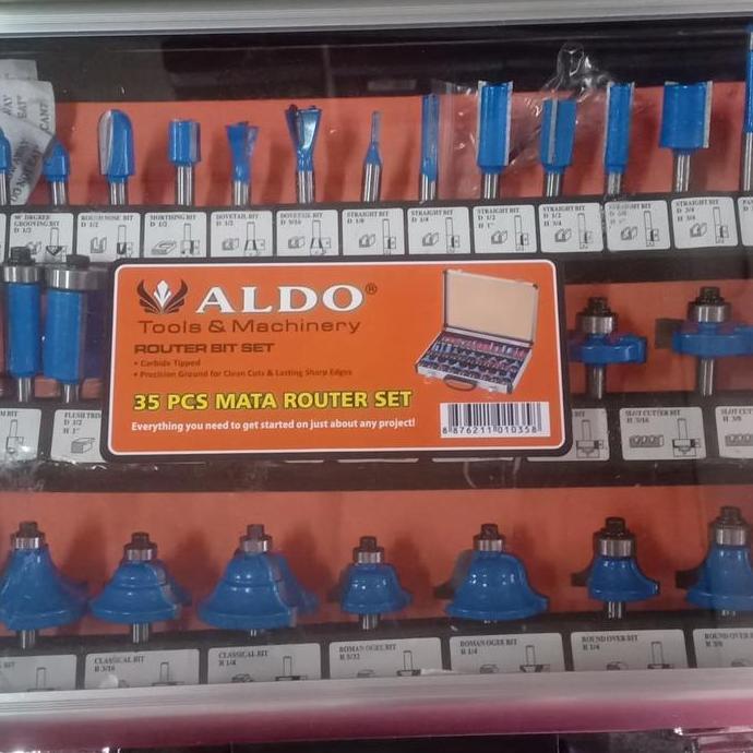 ALDO MATA PROFIL 35PCS PROFILE ROUTER SET 35 PCS
