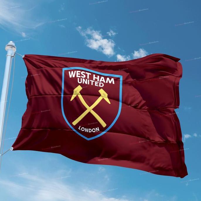 Diskon Bendera Liga Inggris West Ham United F.C - 90X135Cm