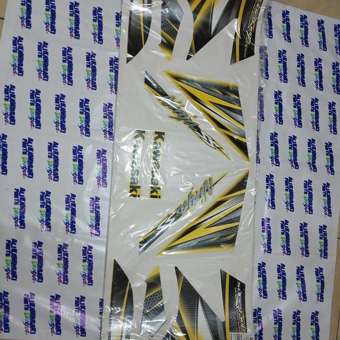 stiker striping full body ninja ss kuning original Terlaris