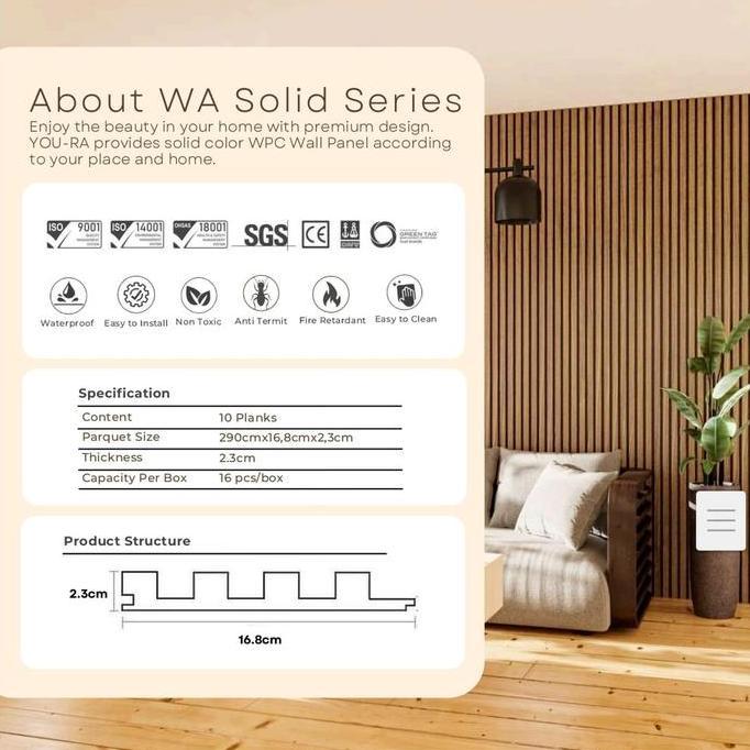 WPC KISI-KISI / WALLPANEL DINDING PVC / WALLPANEL DINDING