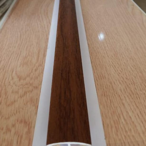 Plafon PVC  List Sambung  Kayu Jati  Alfafon