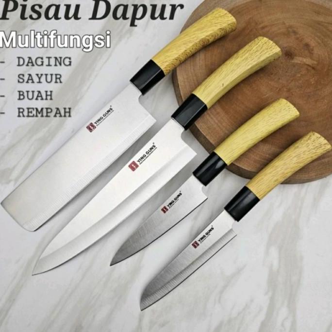 Pisau Dapur Stainless Chef Knife Ying Guns