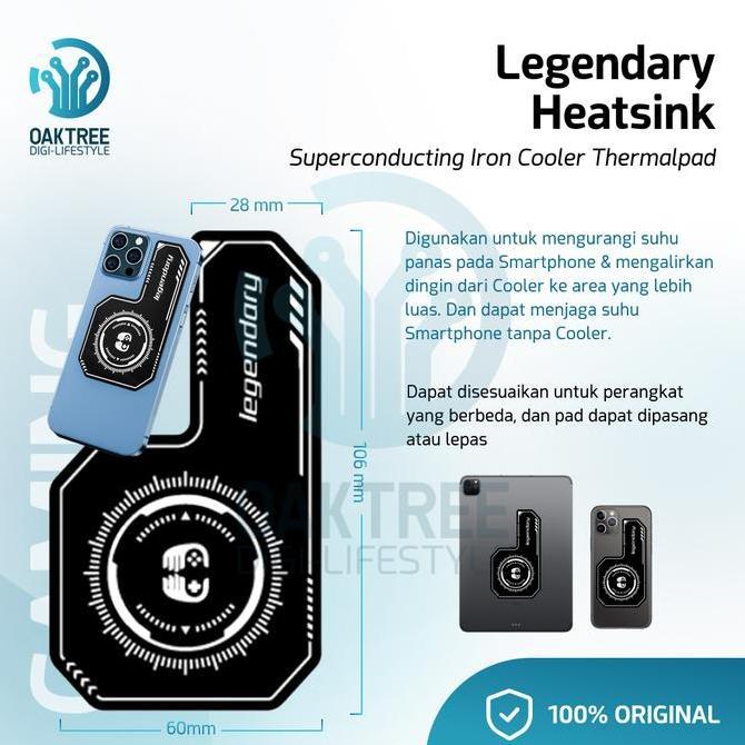 Legendary Heatsink Aluminium Pad Pendingin HP